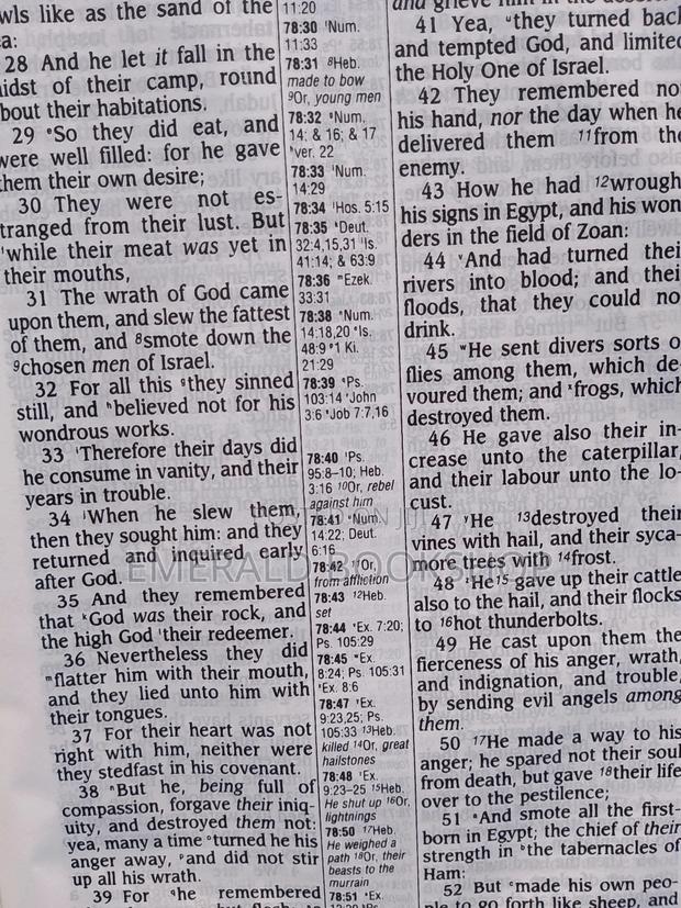 KJV Reference Bible Giant Print Fairly Use photo 2