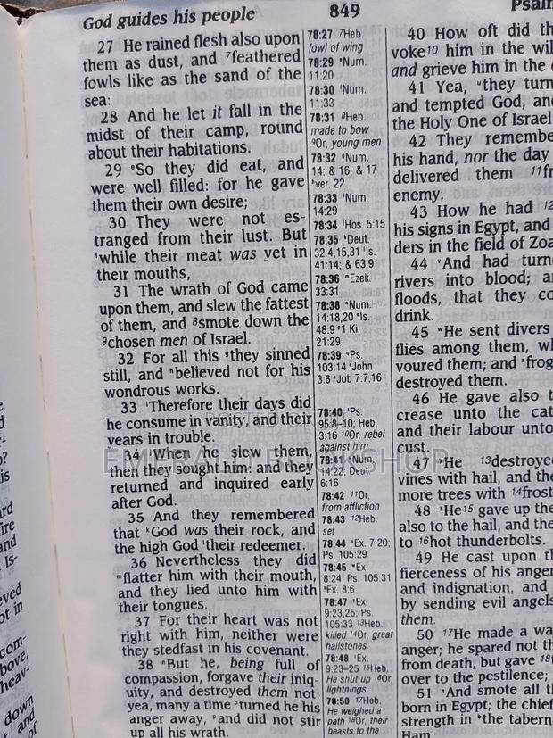 KJV Reference Bible Giant Print Fairly Use photo 4