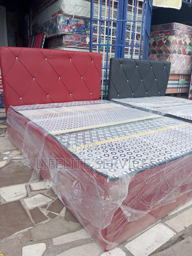 Inbuilt Stylish Bed Double Size + Head Board