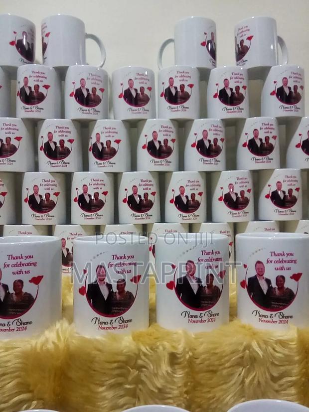 White Mug Printing ( Minimum= 100pcs)