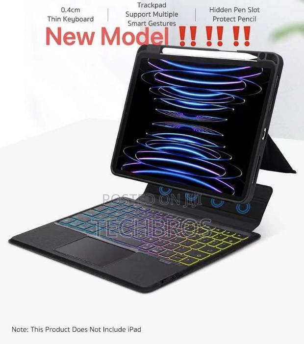 iPad 7/8/9th Gen Keyboard With Trackpad Backlit · Photo 4