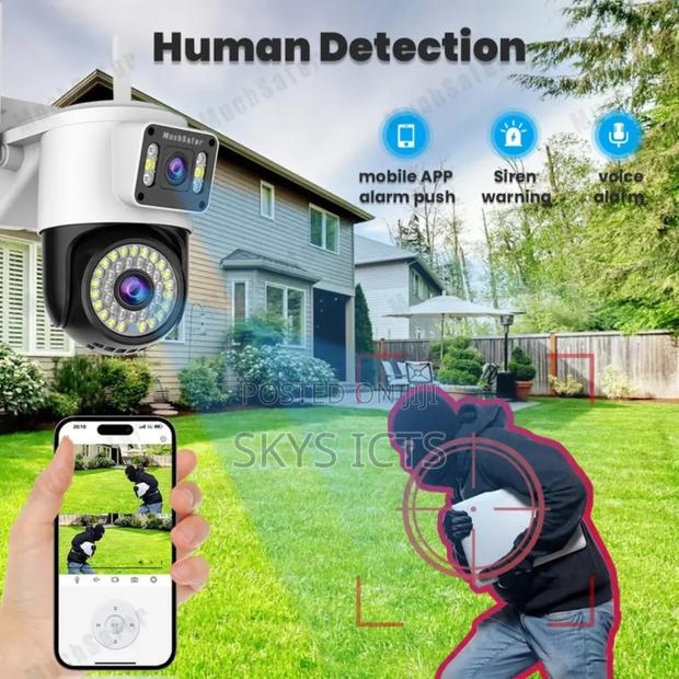 Smart Wifi PTZ IP Outdoor Camera -2mp Dual Lens photo 2