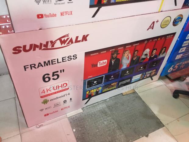 Sunnywalk Frameless 65, Smart Android GOOGLE ,Tv photo 2