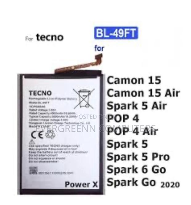 All Models of Tecno and Infinix Batteries Are Available · Photo 4
