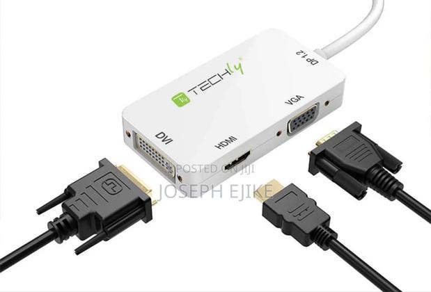 Mini Displayport 3 in 1 DVI, VGA, HDMI 1.2 Adapter
