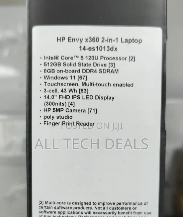 New Laptop HP Envy 14 8GB Intel Core Ultra 5 SSD 512GB · Photo 4