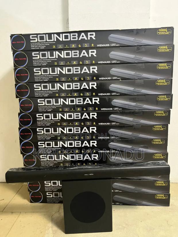 2025 Well Tech Deep Bass Wireless Soundbar photo 4