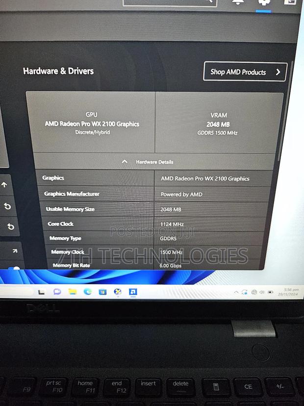 Laptop Dell 16GB Intel Core I7 SSD 256GB photo 5