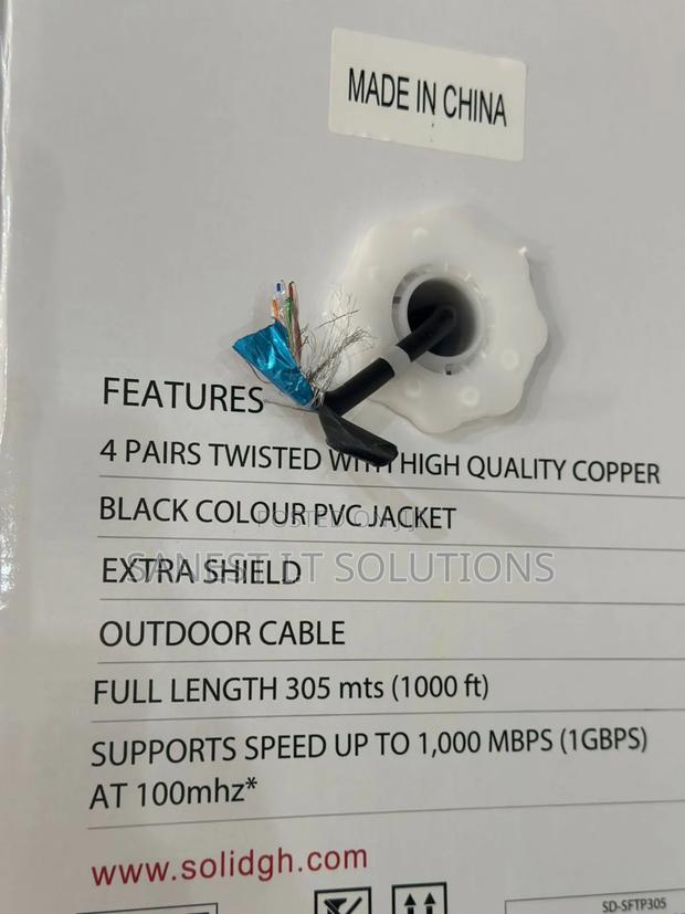 Cat6 Cable SFTP Double Layer 305 Meters · Photo 4