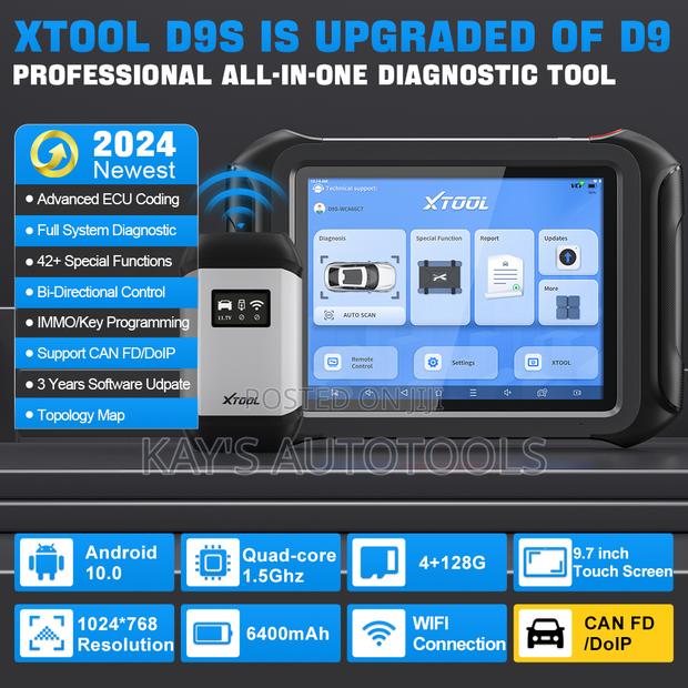 Xtool D9s Professional Car Diagnostic Scanner and Programer photo 4