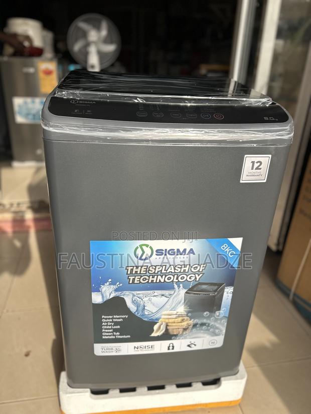 Sigma 8 Kg Washing Machine Top Load , Fully Automatic photo 4