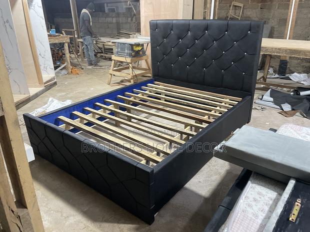 Leather Double Bedframe For Your Love Ones photo 3