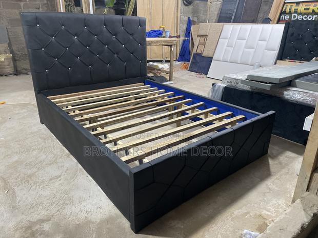 Leather Double Bedframe For Your Love Ones photo 2