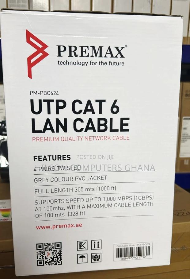 Premax PVC Jacket Cat6 Utp Cable, 305m, Pm-Fc623 · Photo 4