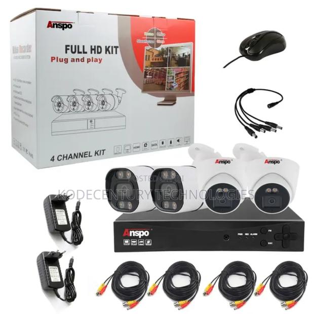 4 Channel Anspo 5mp Analogue CCTV Kit · Photo 3