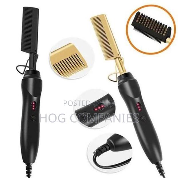 Professional Hair Straightener Heated Electric Styling Comb · Photo 3