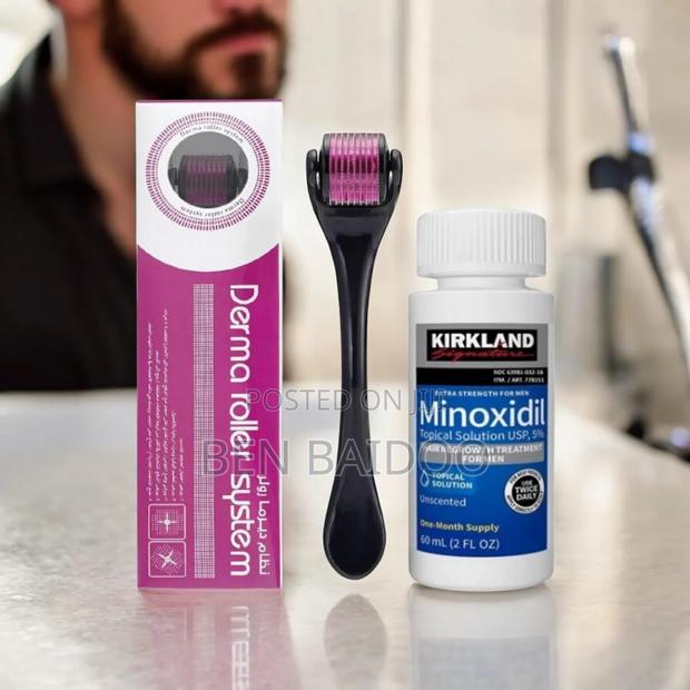 Kirkland Minoxidil And Derma Roller (540 Titanium Needles) · Photo 2