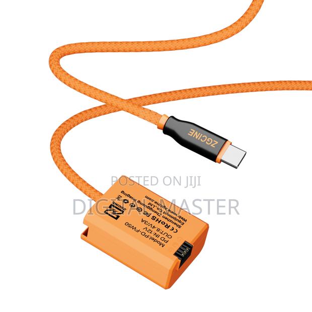 ZGCINE USB-C PD to FW50 for SONY Dummy Battery Cable photo 3