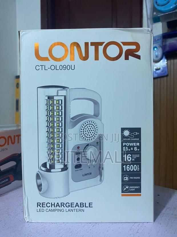 Lontor Rechargeable Lantern With Radio · Photo 4