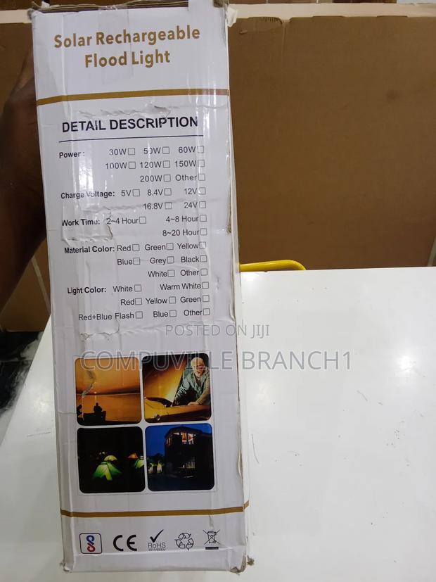 Solar Rechargeable Flood Light · Photo 4