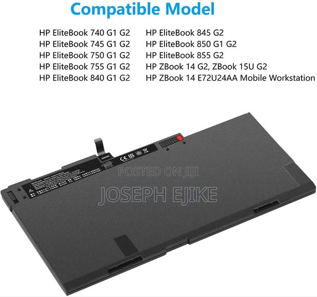 CMO3XL Laptop Battery for Hp Elitebook 840 845 850 photo 3