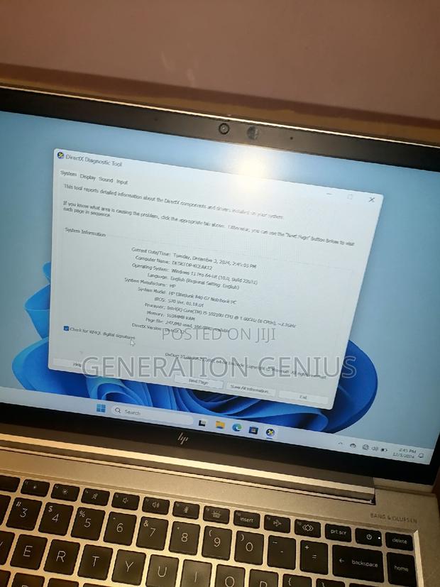 Laptop HP EliteBook 840 G7 16GB Intel Core i5 SSD 256GB photo 4