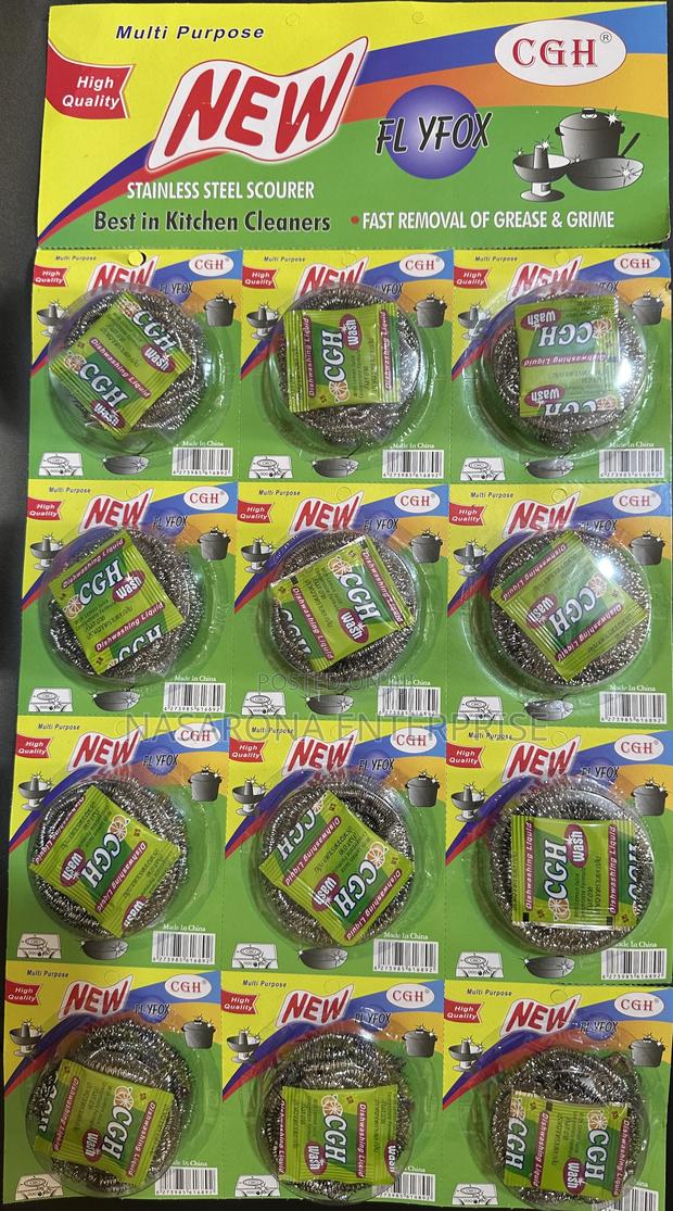 Silver Shine 12 Pieces ( Stainless Steel Scrubber) 14gx12 · Photo 4