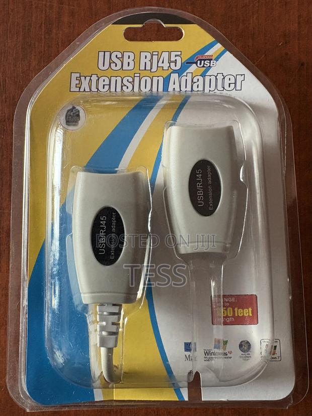 Usb to Lan Rj45 Extension Adapter Usb Extender 150feets · Photo 2