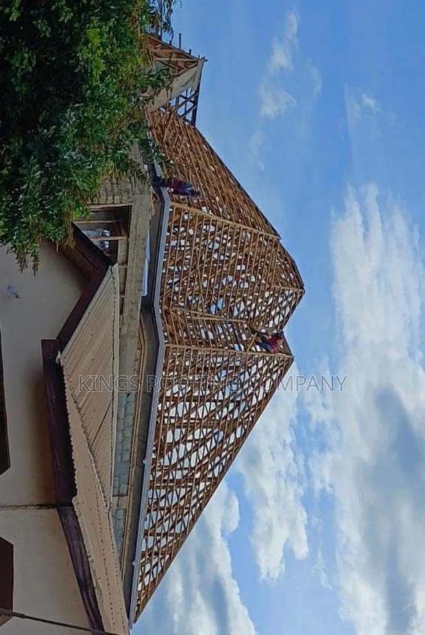 Alu-Zinc Roof , Rain Gutter and Wood-Work Structure in Accra · Photo 4