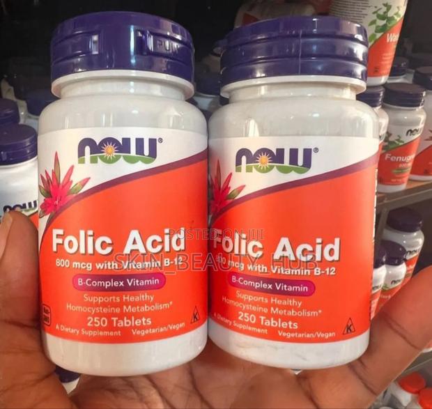 Now Folic Acid 800mcg With B-12 · Photo 2