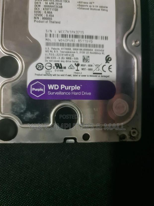 4tb WD Survaillance HDD
