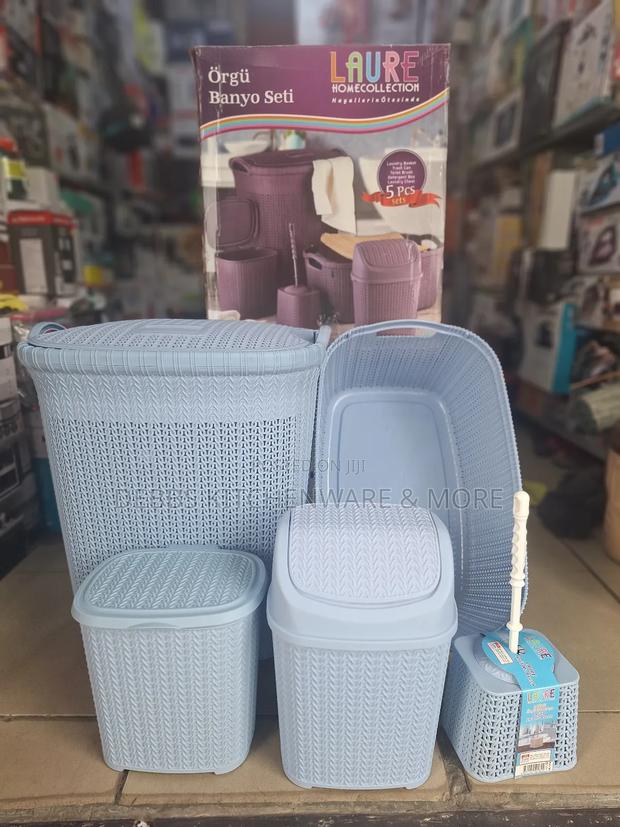 5pcs Laure Homecollection Laundry Sets