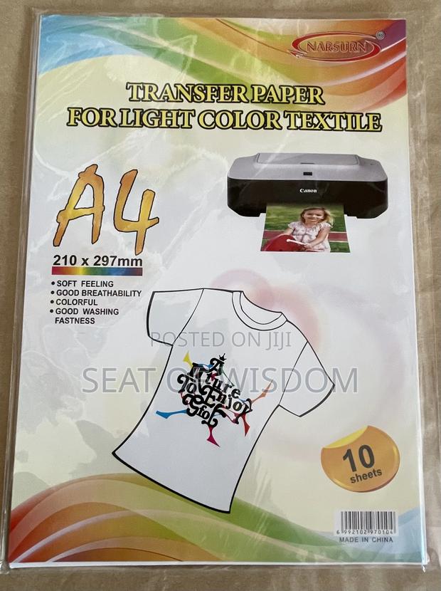 Transfer Paper for Light Colour Textiles · Photo 2