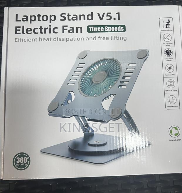 V5.1 Laptop Stand With Cooling Fan photo 2