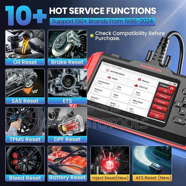 Kingbolen S600 4system 10 Resets Car Scanner Free Updates photo 6