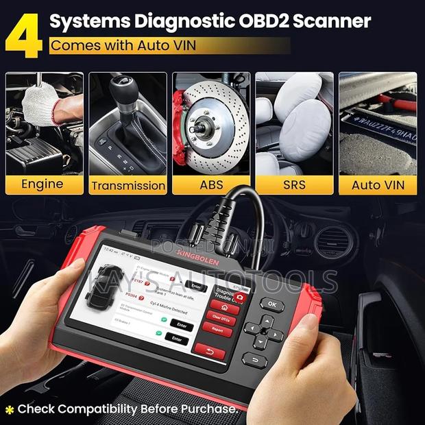 Kingbolen S600 4system 10 Resets Car Scanner Free Updates photo 5