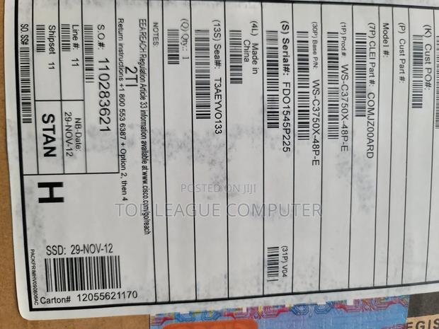 Brand New Cisco Ws-C3750x-48p-E Layer 3 Switch photo 4