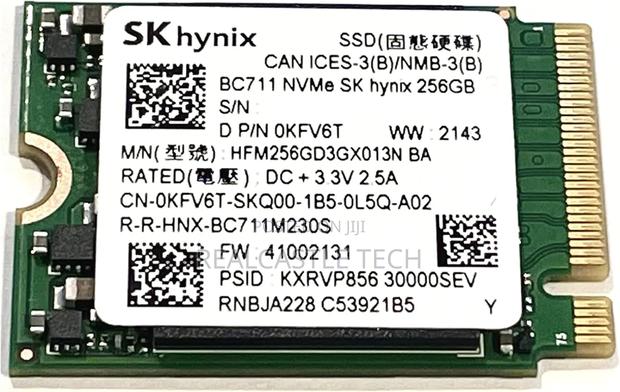 Skhynix 256GB Nvme Pcie M.2 30mm SSD