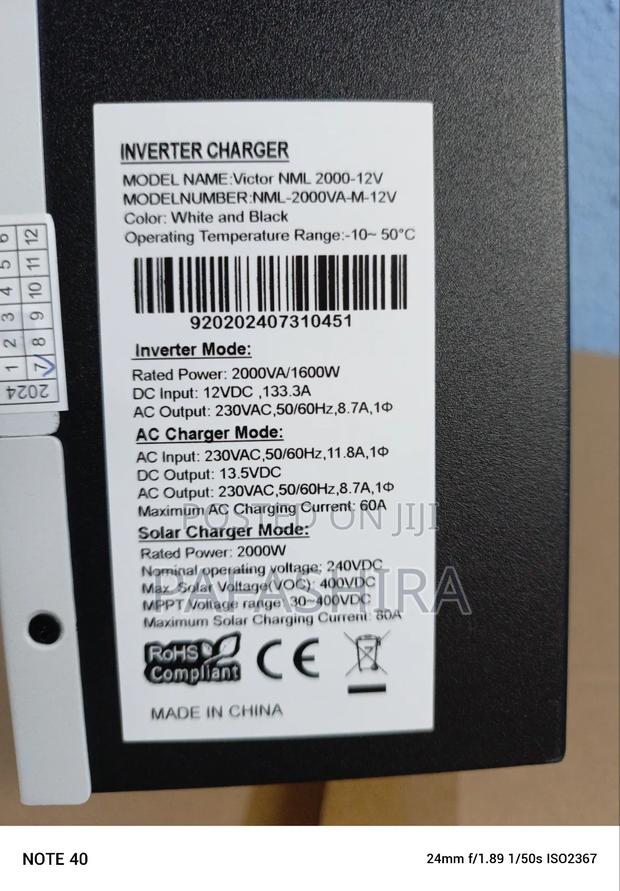 2000va 12v 80a MPPT Hybrid Solar Inverter photo 2