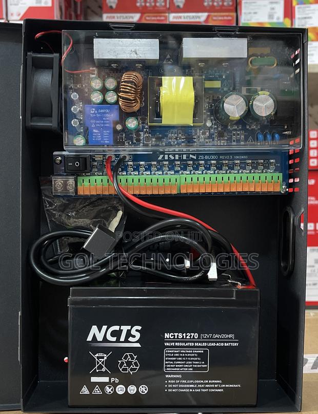 12v20ah Power Supply With Backup Battery 16ch AK Original · Photo 4