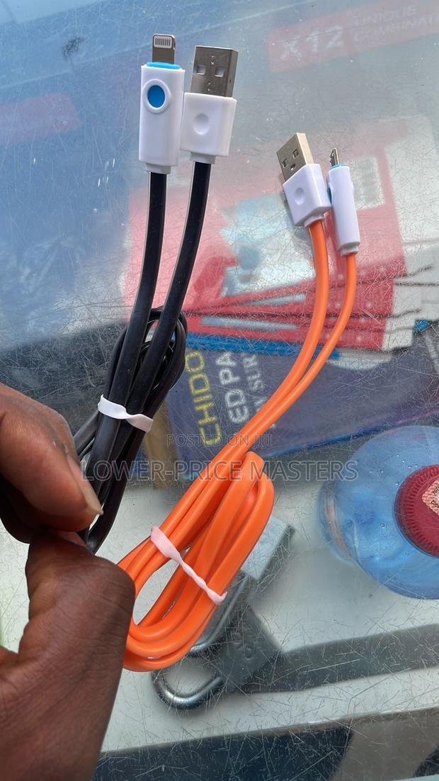 Data Cable (Usb to iPhone and Android ) Wholesale Only · Photo 3