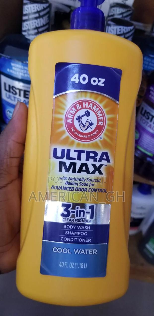 Arm Hammer Ultra Max 3 in 1 Cool Water Body Wash, 1.18L · Photo 2