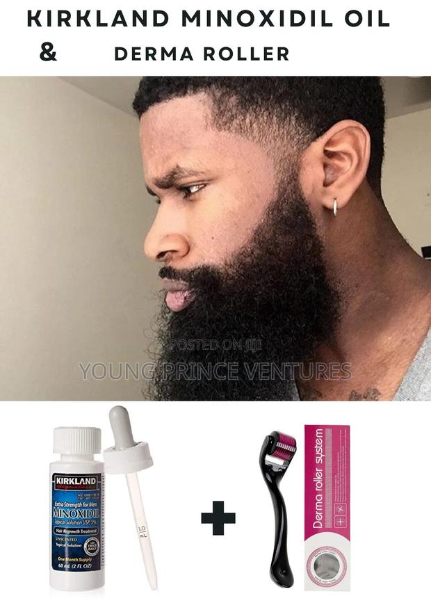 Kirkland Minoxidil Oil and Derma Roller