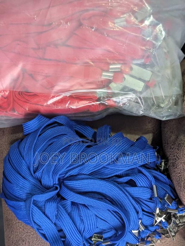 New ID Card Holders With Matching Lanyard Blue, Black Red photo 2