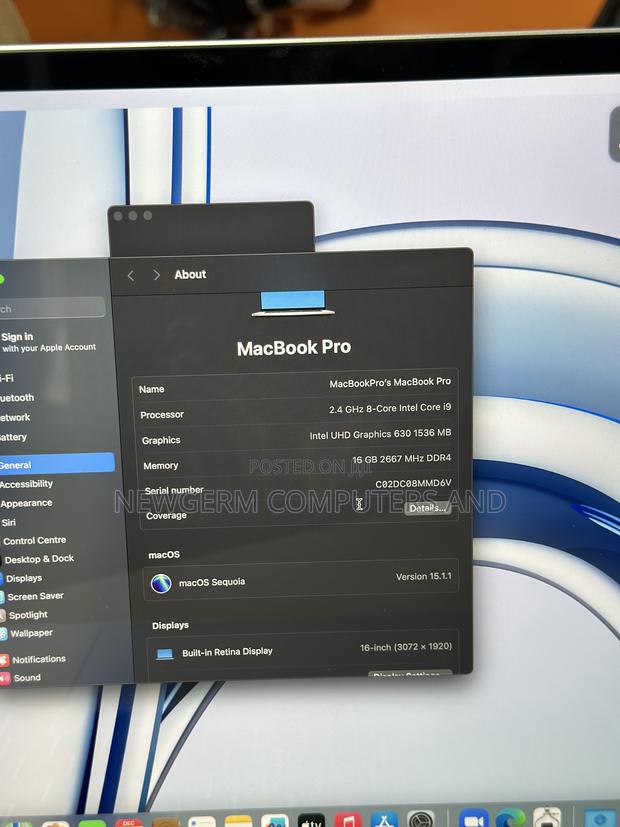 Laptop Apple MacBook Pro 2019 16GB Intel Core I9 SSD 512GB photo 4