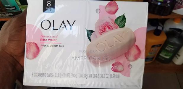 Olay Rose Water Bar Soap, 8pcs · Photo 2