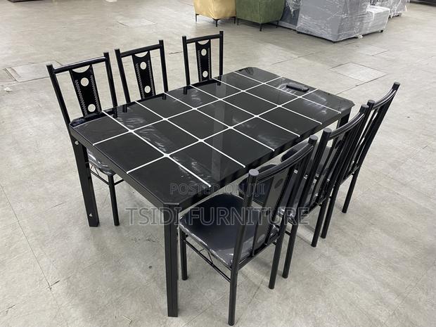 Quality Glass Dining Sets With 6chairs A34 · Photo 3