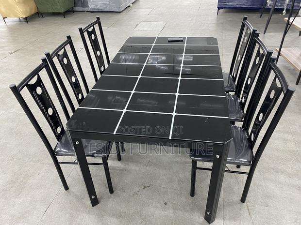 Quality Glass Dining Sets With 6chairs A34 · Photo 4