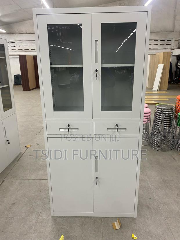 Metallic Office Cabinets · Photo 3