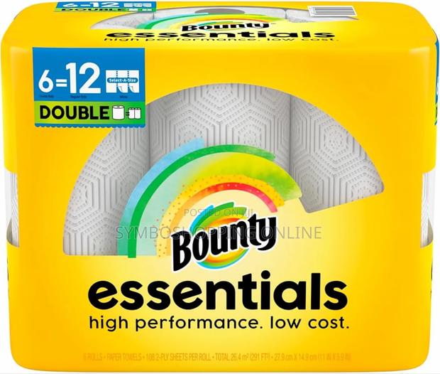Bounty Essentials Paper Towels, 6 in a Pack